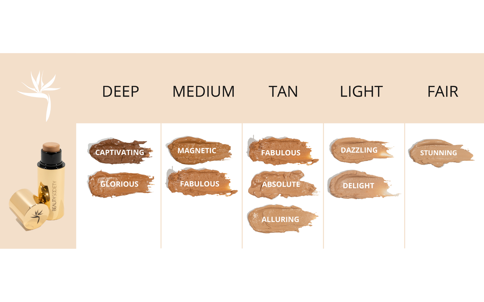 Product Detail - Beauty Society - Cream Foundations - Timeless